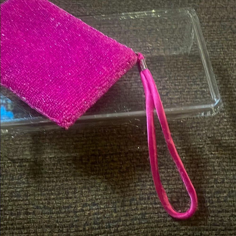 Pink Fish Beaded Pouch - Picture 3 of 6
